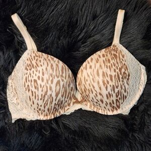 Victoria's Secret 34DD *Dream Angels* Push-Up Bra *Dreamy Leopard*